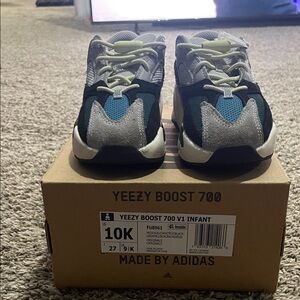 Adidas Yeezy Boost 700 V1 Infant Sneakers - Blue and Gray